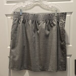 J. Crew Classic Gray Mini Skirt